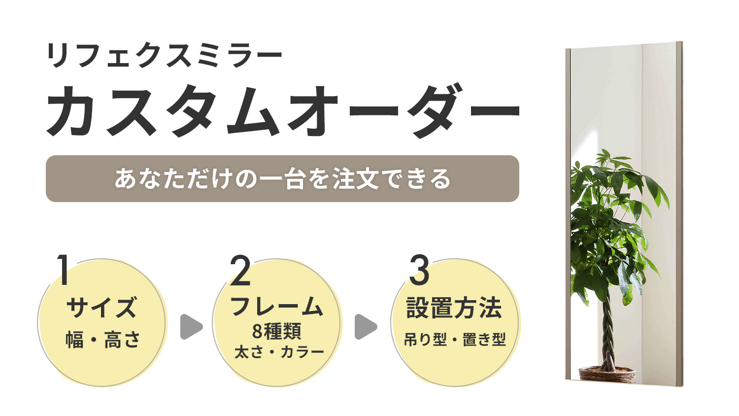 リフェクスミラーカスタムオーダー