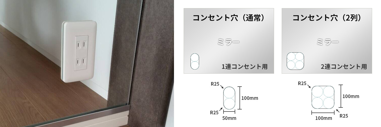 コンセントやスイッチの穴加工