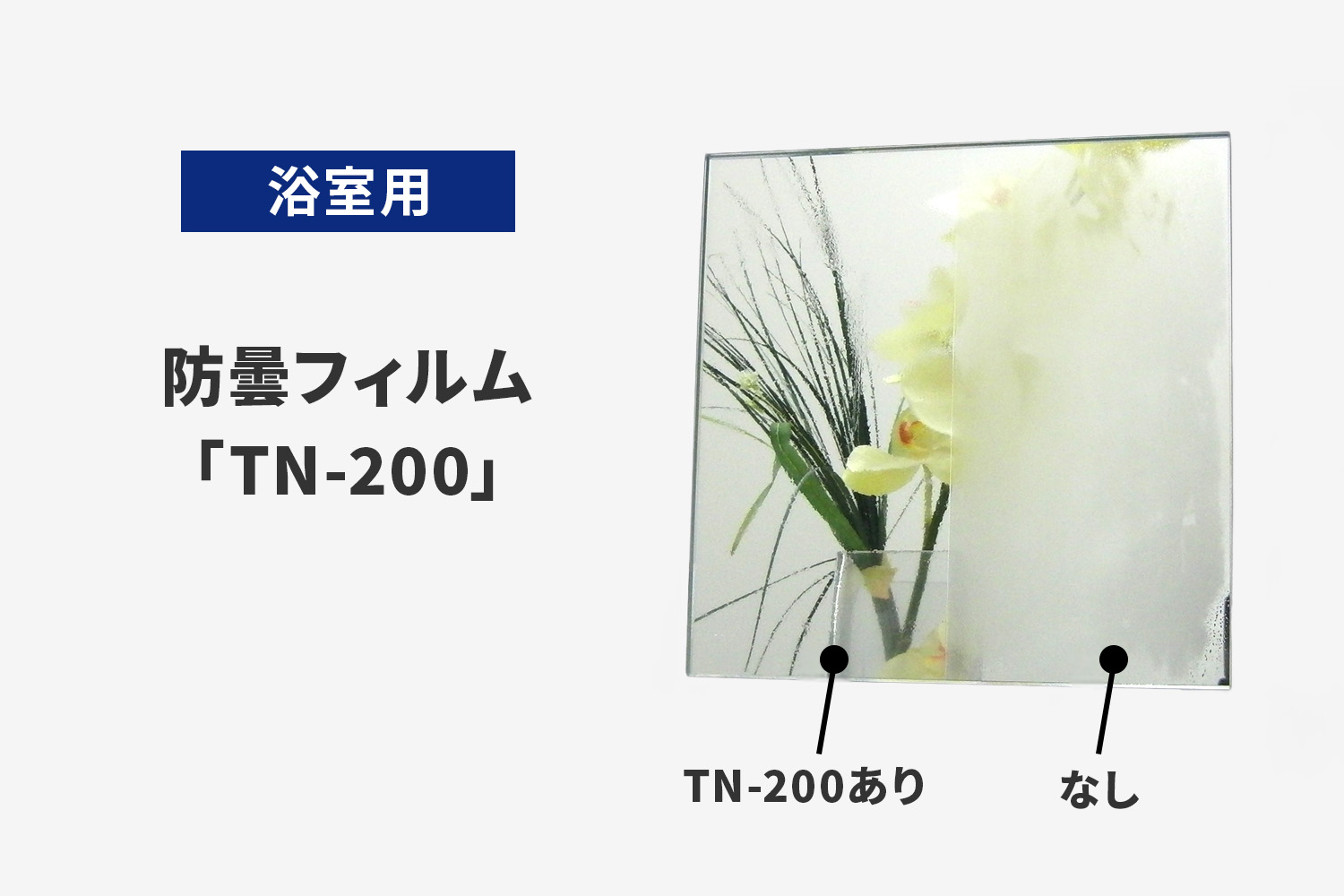 浴室用防曇フィルム「TN-200」