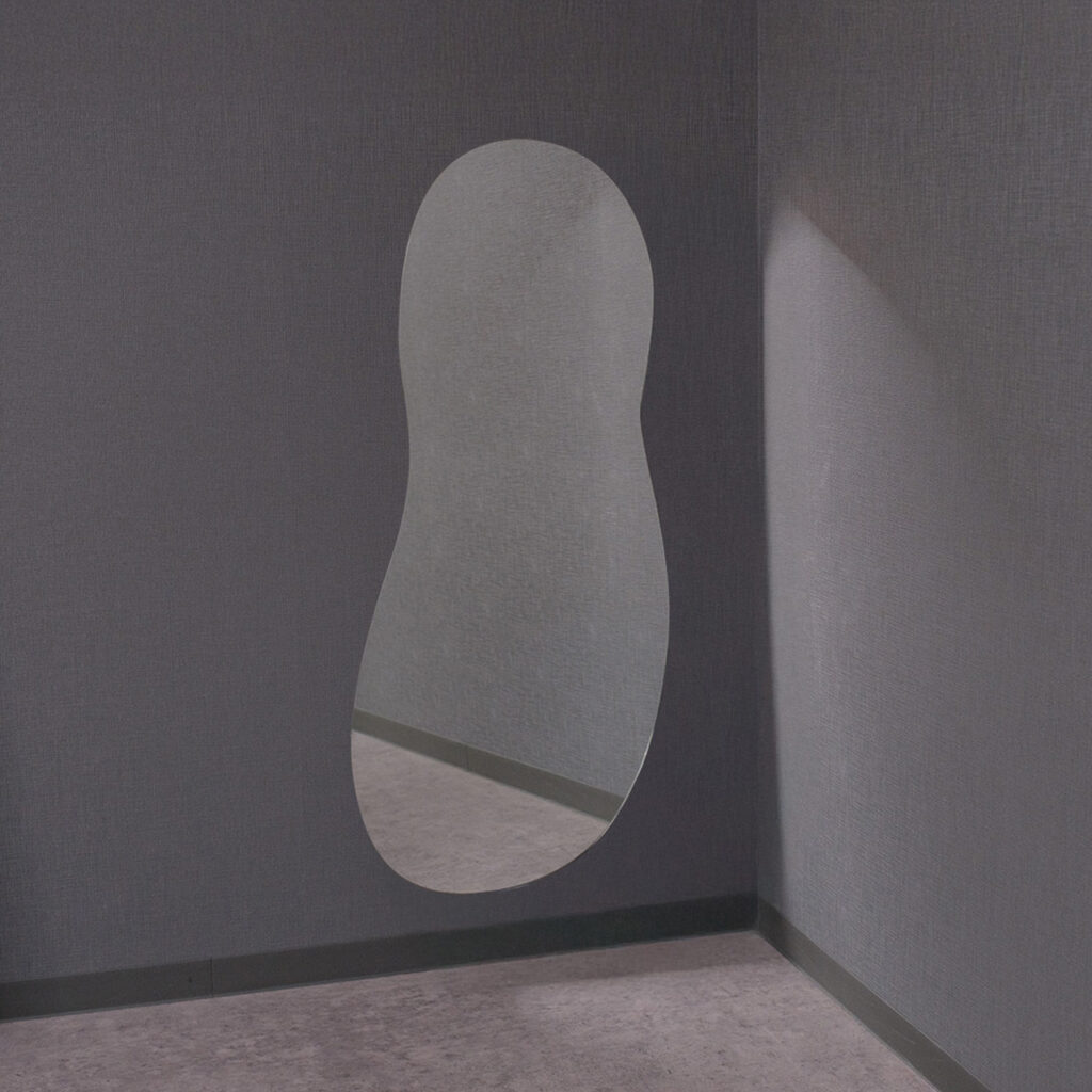 ウェーブミラー ビーンズの実物写真